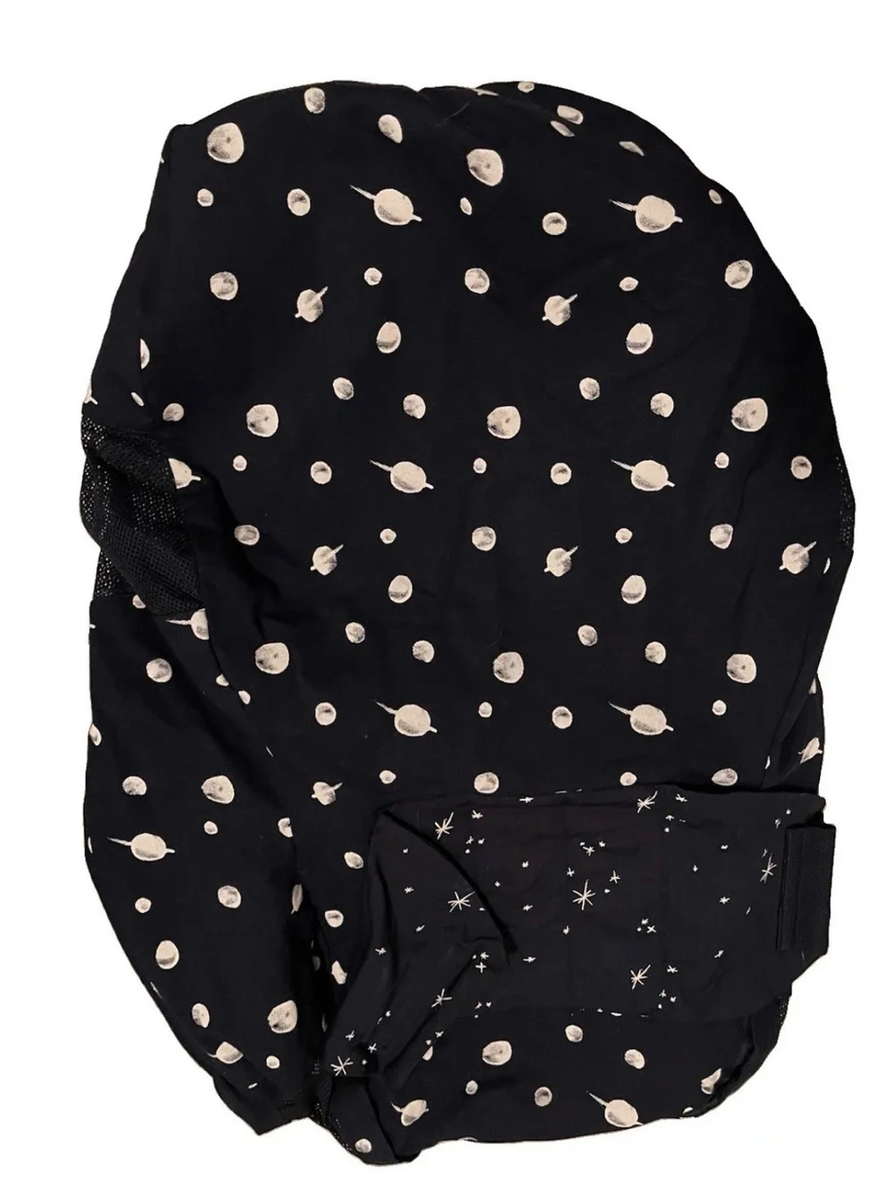 Happiest Baby Sleepea Swaddle Size Large Navy Blue/White Moon & Stars Theme